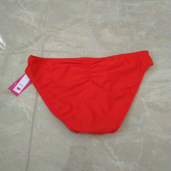 Xhilaration red bikini bottom size medium - Picture 5 of 8